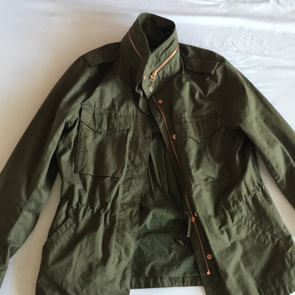 Size 10 green H&M cargo jacket